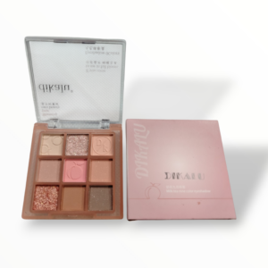 Paleta de Sombras Dikalu Milk Tea nueve colores